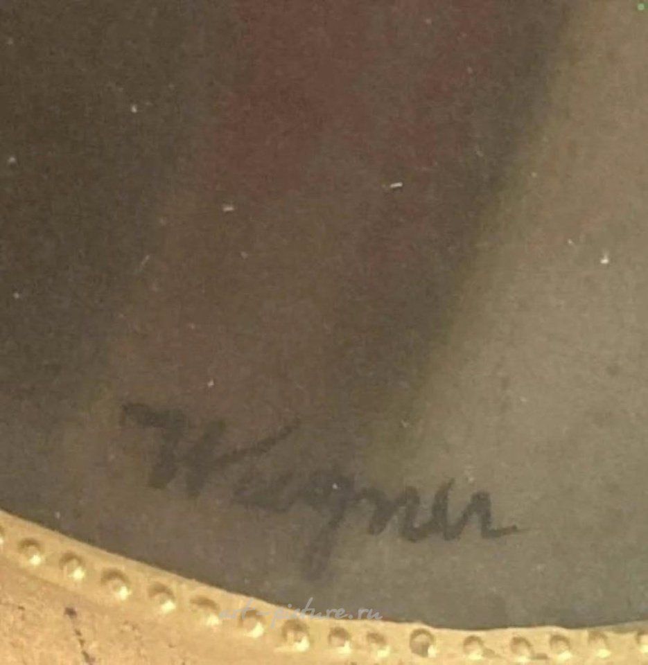 Royal Vienna , Фарфоровая ваза "Royal Vienna" с подписью Вагнера, около 1900 года, выставлена на аукционе.