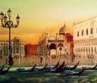 Статуэтка Venetian taxi oil, canvas