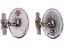Серебряные манжетные пуговицы с русским орлом, рубинами и эмалью