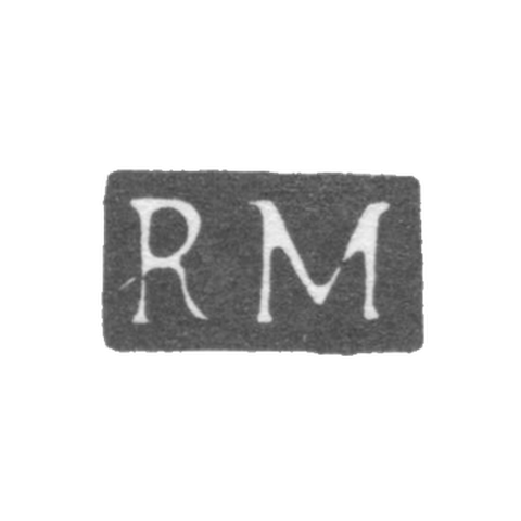 Claymo Master Mueller Richard-Riga initials RM 1873-1897.