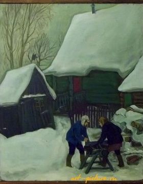 купить Без названия масло, холст 