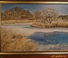купить Февраль-март масло, холст на картоне 