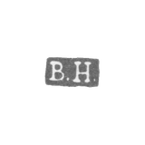 Claymo Master Hinds George Berngard - Leningrad - initials "B.H."
