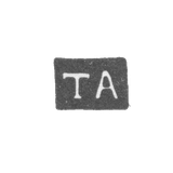 The stigma of the master Ananin Timofei - Vladimir - the initials "TA" - 1853-1863.