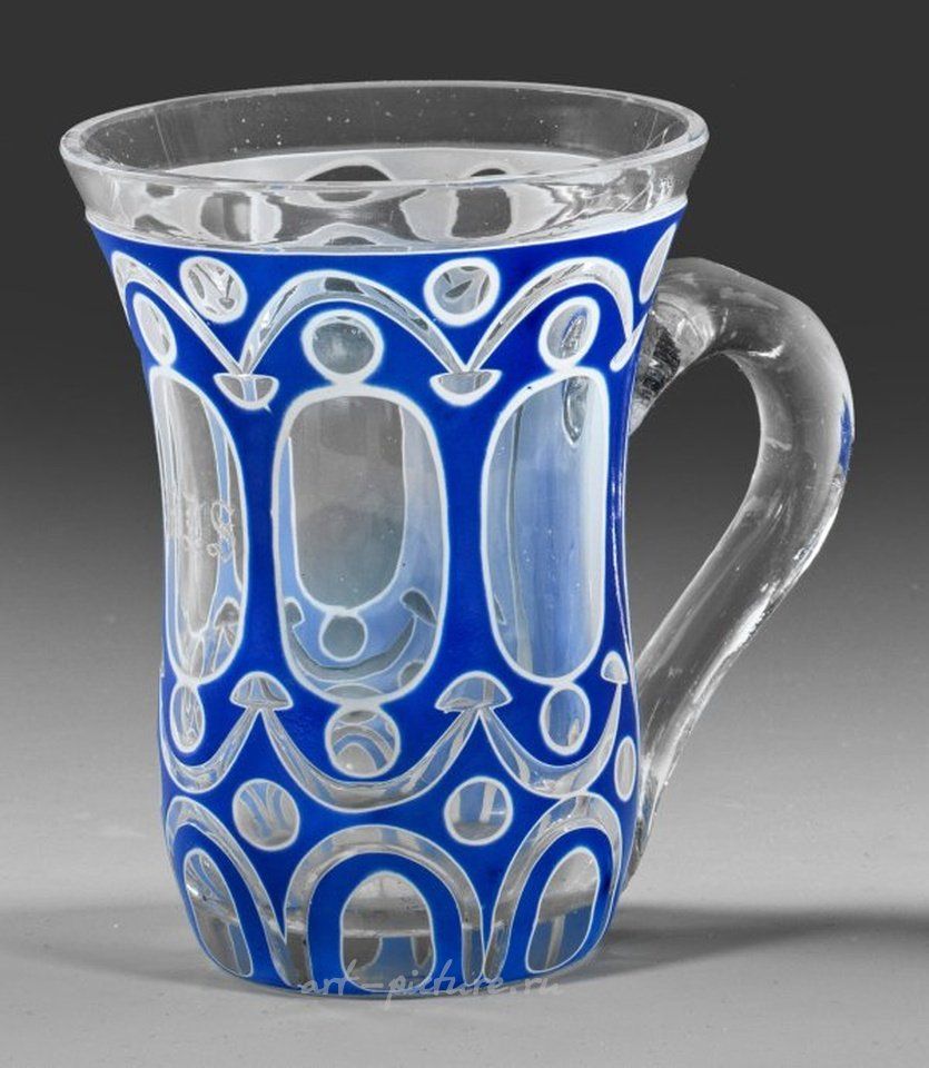 Late Biedermeier - Henkel beaker
