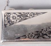 Антикварная русская серебряная сумочка в стиле арт-нуво