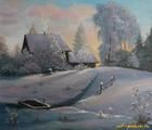 Статуэтка Winter canvas, oil