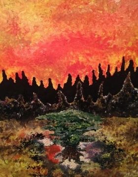 купить Последний день Прогресса Масло, бумага 