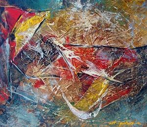 Oil abstraction, canvas