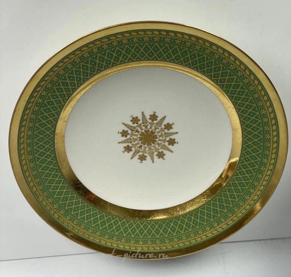 Royal Vienna Porcelain , SET OF 6 ANTIQUE ROYAL VIENNA PLATES