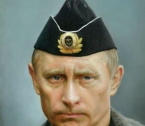 Portrait of V. Putin canvas/oil