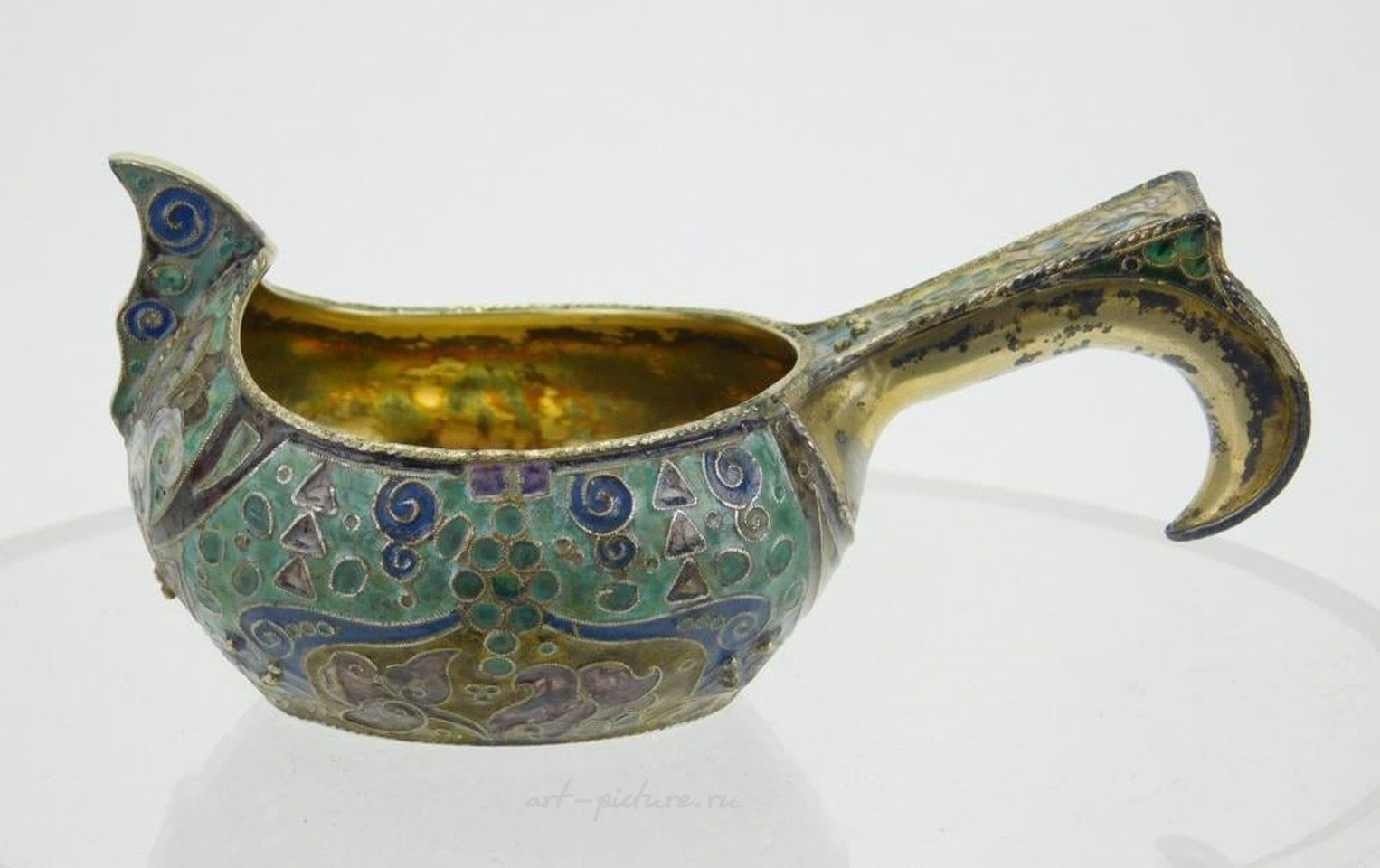 Русское серебро , Антикварный русский серебряный ковш