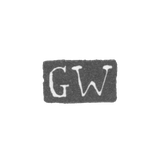 Claymo Master Wihmann Gotfried - Leningrad - initials GW