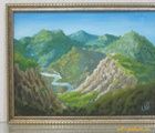купить Горная река холст, масло 