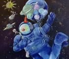 Статуэтка Cosmonautics Day canvas …