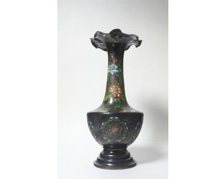 Chinese vase.Silver, hot enamel (Dasha's technique).China, Beijing (North), XIX century