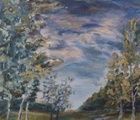 купить летний вечер перед грозой масло, холст 
