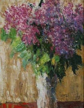 купить Сирень. Холст, масло. 68 х 42 см.