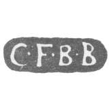 Claymo Master Bradenberg Carl Frederick - Leningrad - initials C-F-B-B