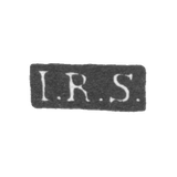 The stigma of the unknown master of Leningrad - the initials "I.R.S."- 1839