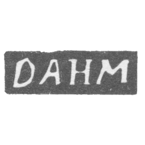 The stigma of the master of the I. - Vilna - initials "Danm" - 1791-1808.