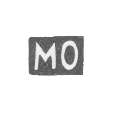 Claymo of an unknown master of Moscow - initials of the IMO - 1828.