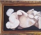 купить Кот масло холст