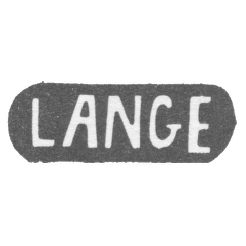 Клеймо мастера Ланге - Таллин - инициалы "LANGE" - 1936 г.