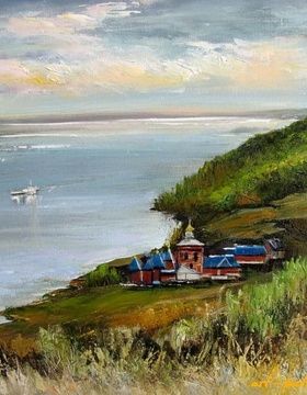 купить Волга у Кашпира масло,холст