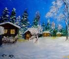 Статуэтка Winter oil canvas