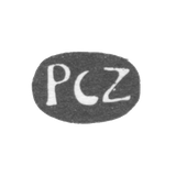 Claymo of an unknown master of Moscow - PCZ initials - 1740th.