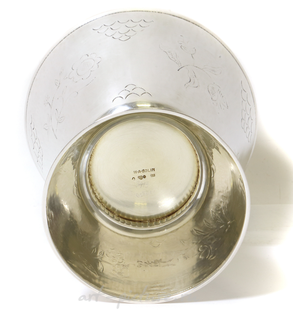 Silver vase 1928, W.A. Bolin
