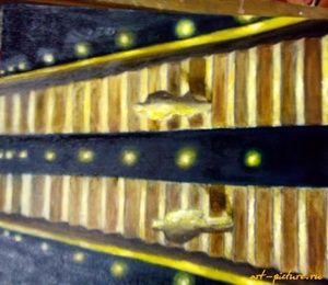 Recognition of oil, canvas