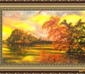 Flashes of autumn canvas/oil