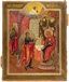 Икона "Благовещение" с окладом, Россия, середина 19 века