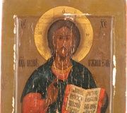 Два иконы: Христос Пантократор и Иоанн Предтеча