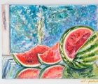 купить Арбуз масло, холст 