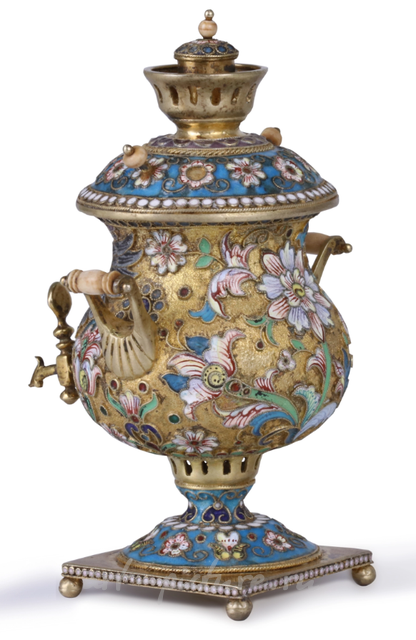 "Silver miniature Samovar. Vasily Konvalenko"