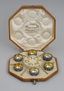 Russian Cloisonné Enamel Salt Cellars: A Cased Set of Six by ...