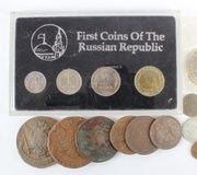 Мировые серебряные монеты королевского размера (18) ассортимент 18-20 века, смешанные...