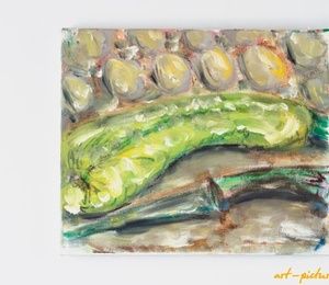 Zucchinet oil, canvas