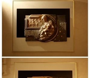 Bas -relief "Mother with a child"