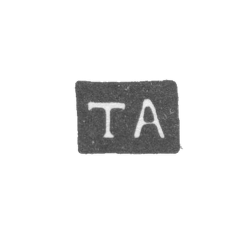 The stigma of the master Ananin Timofei - Vladimir - the initials "TA" - 1853-1863.