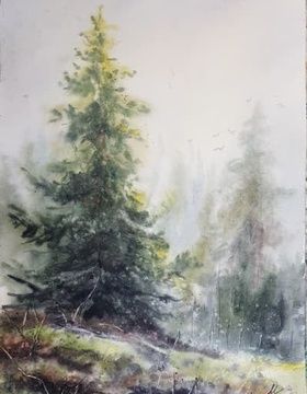 купить Утро Акварель 