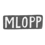 Mr. Lapp M. - Pyarno - initials of MLOPP - 19th century