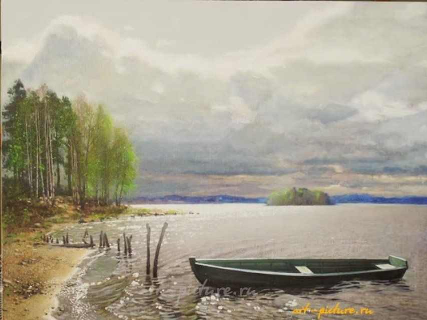 Свежий ветер. холст, масло