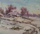 купить Весна. Этюд. ДВП, масло. 41 х 57 см.