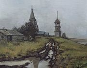 Church Voznesenskaya canvas/oil