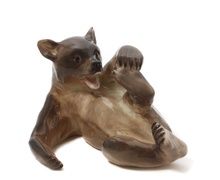 Porcelain figurine "Bear cub". Rorstrand