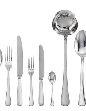 купить Большой набор серебряных столовых приборов Parma от Buccellati